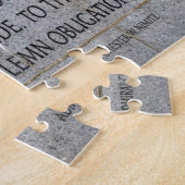 ブラザーズ・イン・アームズ・メモリアル第2次世界大戦 ジグソーパズル (側面)