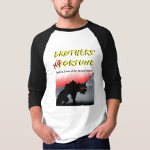 ブラザーズ・不運ブックカバーRaglan Tシャツ