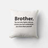 ブラザータイポグラフィブラザー クッション (正面)