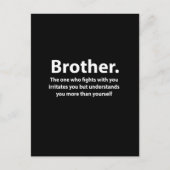 ブラザータイポグラフィブラザー ポストカード (正面)