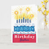 ブラザーパティオティック誕生日カード カード (黄色い花)