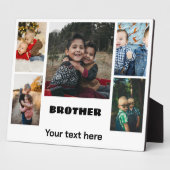 ブラザーパーソナライズされたフォトコラージュ フォトプラーク (側面)