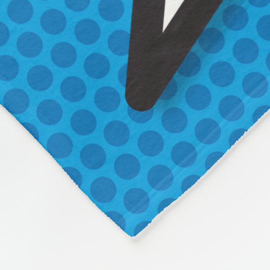 ブラザーフォトコラージュモダンおもしろい漫画ブルー フリースブランケット (角)