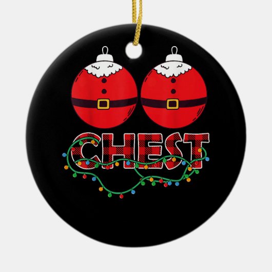 ブラザーベアLGBTクリスマスレインボープライドゲイレズ セラミックオーナメント (正面)