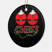 ブラザーベアLGBTクリスマスレインボープライドゲイレズ セラミックオーナメント (左)