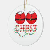 ブラザーベアLGBTクリスマスレインボープライドゲイレズ セラミックオーナメント (左)