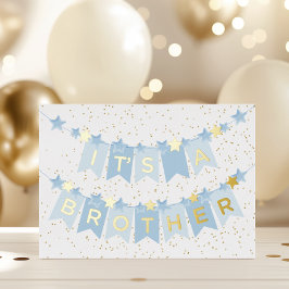 ブラザーベビーおめでとうフォイル 箔シーズンカード