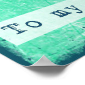 ブラザーポスタお気に入りのーへのハッピーバースデー ポスター (角)