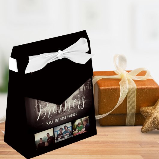 ブラザーモダンフリ最高のーズDark Photo Collage フェイバーボックス