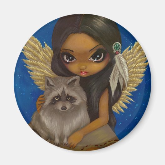 「ブラザーラクーン」マグネット マグネット (正面)