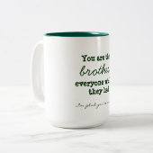 ブラザー引用文マグ ツートーンマグカップ (正面左)