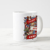 ブラザー最高のアンおもしろいファン漫画 ジャンボコーヒーマグカップ (正面右)