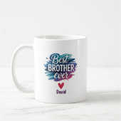 ブラザー最高のエバーマグ | 彼パーソナライズされたへの贈り物 コーヒーマグカップ (左)