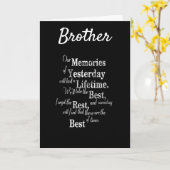 **ブラザー最高のエバ**ハッピーバースデー カード (黄色い花)