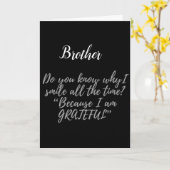 **ブラザー最高のエバ**ハッピーバースデー カード (黄色い花)