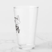 ブラザー最高のギフトブラックスクリプトタイポグラフィ名 タンブラーグラス (左)