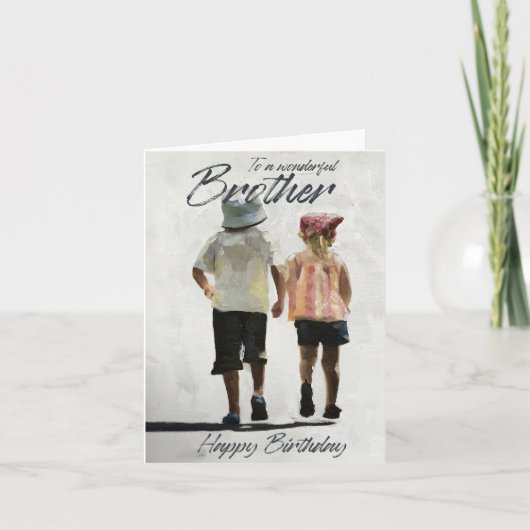 ブラザー特殊ブラザーカード用誕生日カード カード (正面)