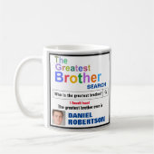 ブラザー素晴らしの検索 コーヒーマグカップ (左)