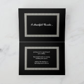 ブラザー花婿介添人 – チェッ結婚カーボードありがとう サンキューカード (内部)