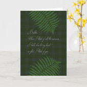 ブラザー誕生日 カード (黄色い花)