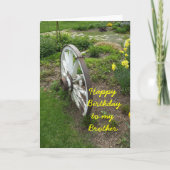 ブラザー誕生日 カード (正面)