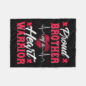 ブラザー・オブ・ア・ハート・ウォリアー・カード認識度 フリースブランケット (正面(横))