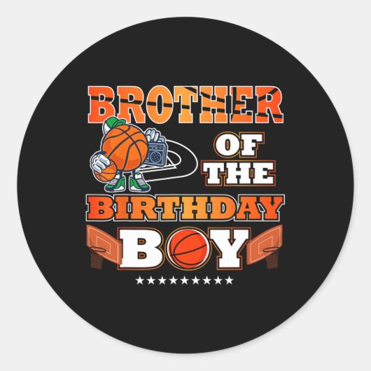 ブラザー・オブ・ザ・誕生日・ボーイ・ビスケットビラ選手B-da ラウンドシール (正面)