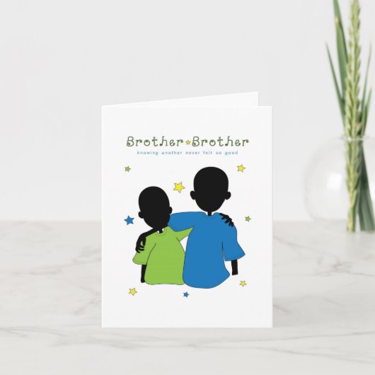 ブラザー – ブラザーノートカード カード (正面)