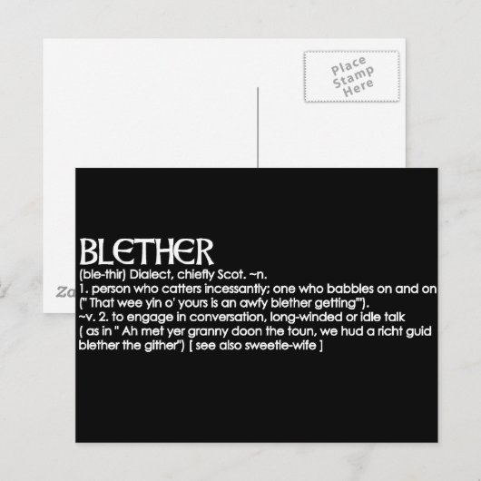 ブラザー ポストカード (正面/裏面)