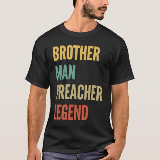 ブラザー・マン伝道者の伝説 Tシャツ (正面)