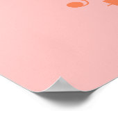 ブラシあなたの歯のバスルームカラフル文字アート ポスター (角)