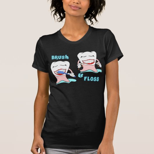ブラシおよびフロス Tシャツ (正面)