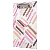 ブラシかわいらし線パターン クリップボード (左)