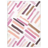 ブラシかわいらし線パターン クリップボード (裏面)