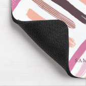 ブラシかわいらし線パターン マウスパッド (コーナー)