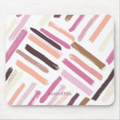 ブラシかわいらし線パターン マウスパッド (正面)