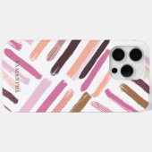 ブラシかわいらし線パターン Case-Mate iPhoneケース (裏面 (横))