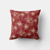 ブラシさくらんぼライリーピリーフローラ赤い枕 クッション (裏面)