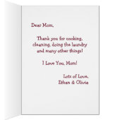 ブラシすごい付き母と母の日おもしろいの挨拶 (内側 (右))