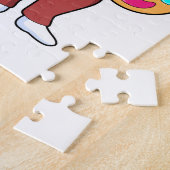 ブラシでペインターとしてバ絵を描ナナ ジグソーパズル (側面)