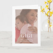 ブラシで覆われたGigi母のデイカード カード (黄色い花)