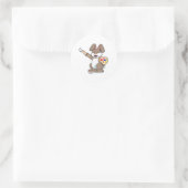 ブラシとペインターとしてのラバ絵を描ス ラウンドシール (バッグ)