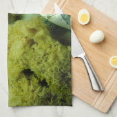 ブラシと絵を描 キッチンタオル (四つ折り)