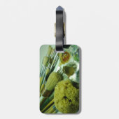 ブラシと絵を描 ラゲッジタグ (裏面縦)