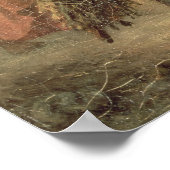 ブラシのある農夫の女性, c.1858 ポスター (角)