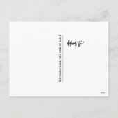 ブラシのスクリプトHappy New Year写真 シーズンポストカード (裏面)