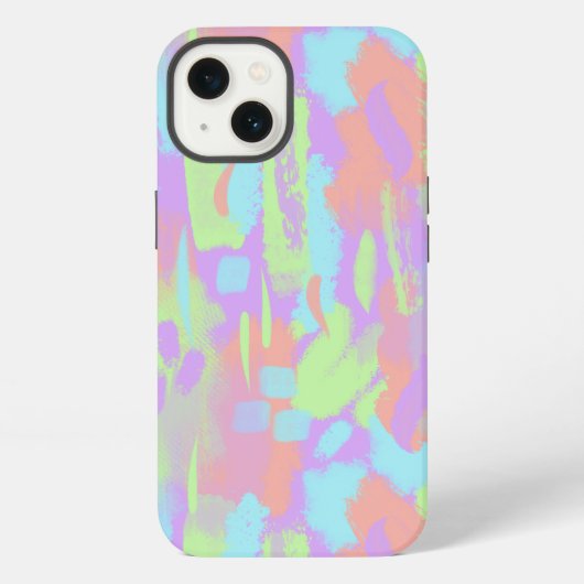ブラシのパターン iPhoneケース (裏面)
