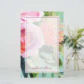 ブラシのフローラI 便箋 (スタンド正面)