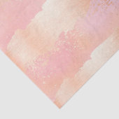 ブラシの打撃のばら色の金ゴールド及びピンク 薄葉紙 (詳細)