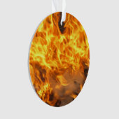 ブラシの焼き付け オーナメント (正面)